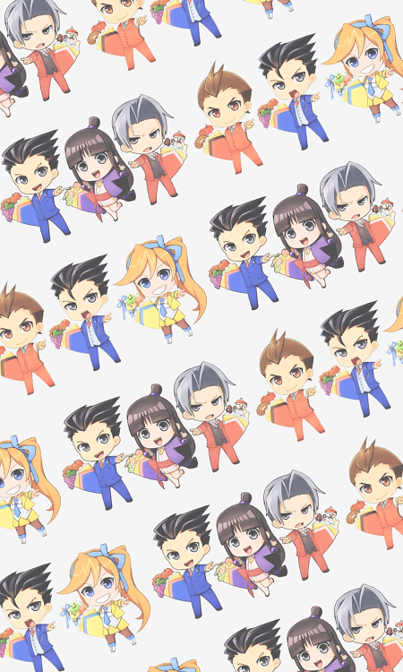 nanahoshis:  Ace Attorney Mobile Wallpapers* 800 x 1333 pixels*Click the image to see full size* More Wallpapers