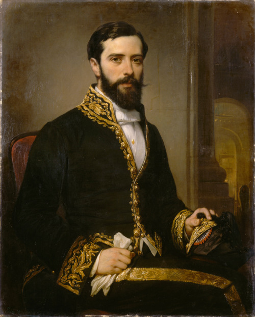 Thodule Dveria (1831-1871) French Egyptologist In 1864 By Eugne Dveria.