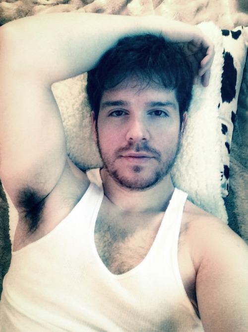 jacobharring:  This morning, wet hair, and so far deciding not to shave.