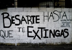 accionpoeticaamerica:  Besarte hasta que