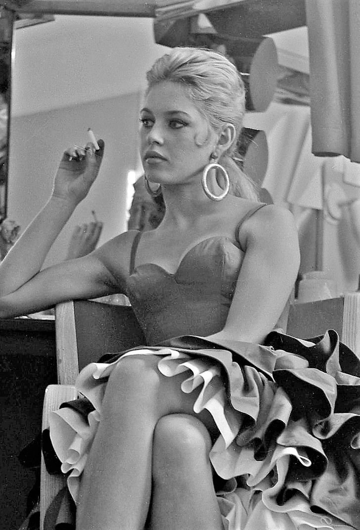 gatabella:
“Brigitte Bardot during the filming of A Woman Like Satan, Spain, 1959
”