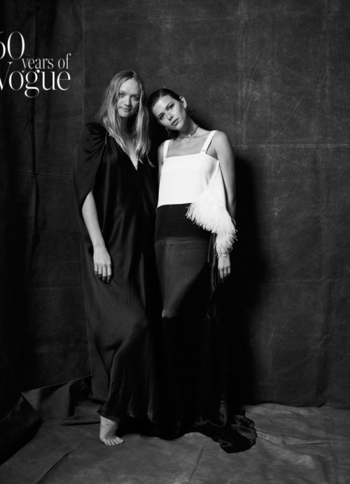 Gemma Ward & Georgia Fowler x Hugh Stewart  |  Vogue Australia 60th Anniversary Supper