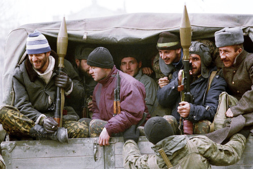 enrique262: Chechen rebels, First Chechen War. 