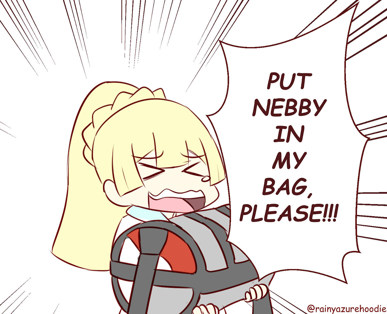 rainyazurehoodie: No matter what reality, Lillie demands Nebby in bag. 