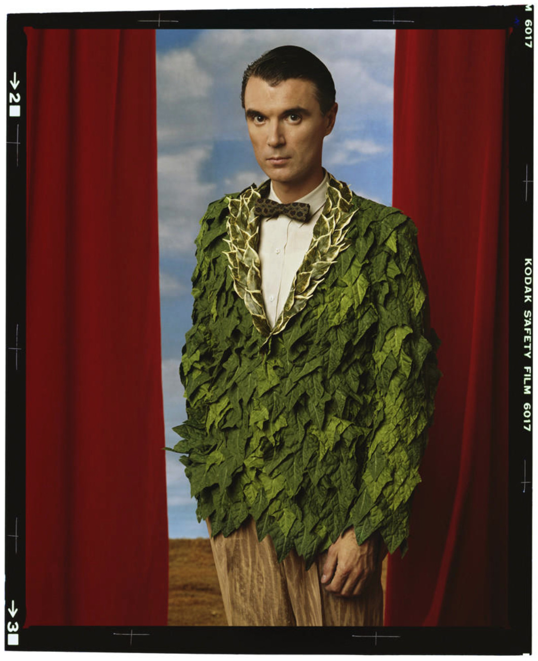 David Byrne, shot by Annie Leibovitz