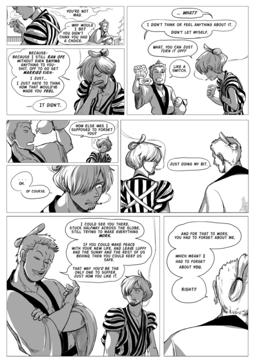 wellship:A little WCI ZoSan comic set at the end of the Wano arc after the inevitable post-Kaido-def