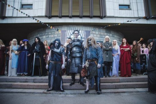Game of Thrones festival in Moscow!Me - Melisandre, my costume by me)