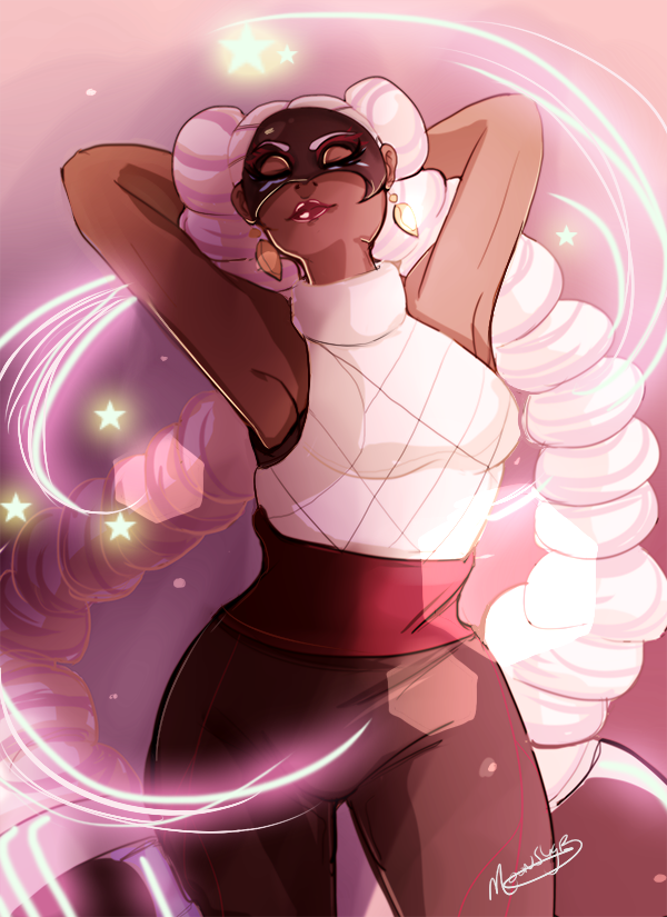 blackmoonbabe:She’s a henshin away from being black Sailor Moon tbh, anyway quick