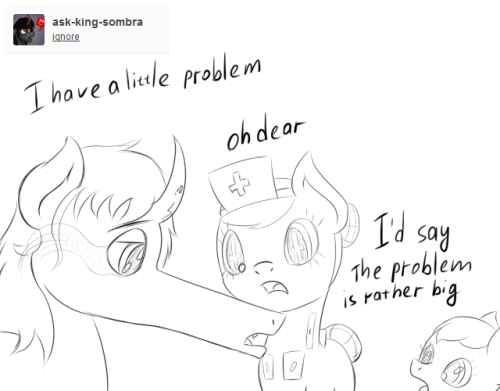 ask-king-sombra:  askponjects:  First Aid: I swear, I get strangest cases ever. Kettle #3First Aid #4   SORRY FOR THE CRAPPY DOODLE RESPONSE but I wanted to do a response because OBJECT PONIES ARE ADORABLE OKAY *rabidly promotes*  XD!!