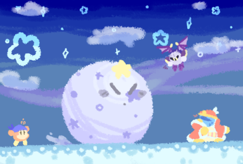 starkirby:DAY 20: Super Ability!super snowball !!