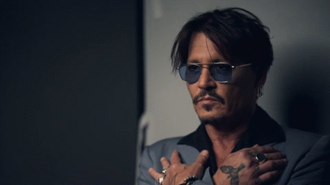 Actor Johnny Depp in a photo shooting with Olivier Vigerie for Deauville American Film Festival.