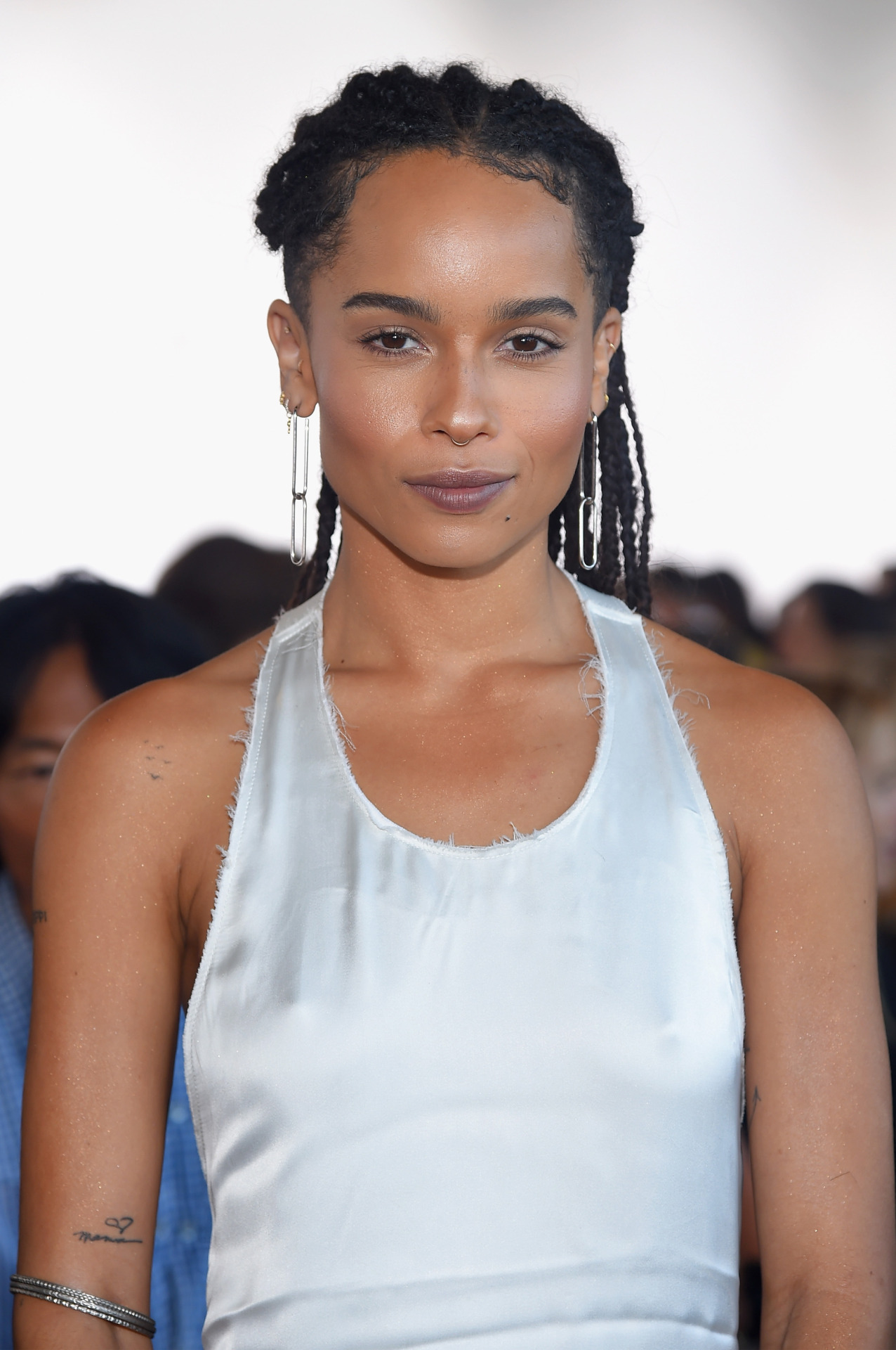 celebritiesofcolor:  Zoe Kravitz attends the Calvin Klein Collection Spring 2016