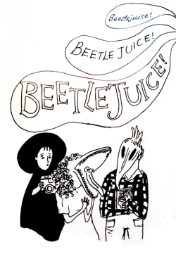 p-aupiere:  Beetlejuice!I’m drawing things of the movies that inspire me :) 
