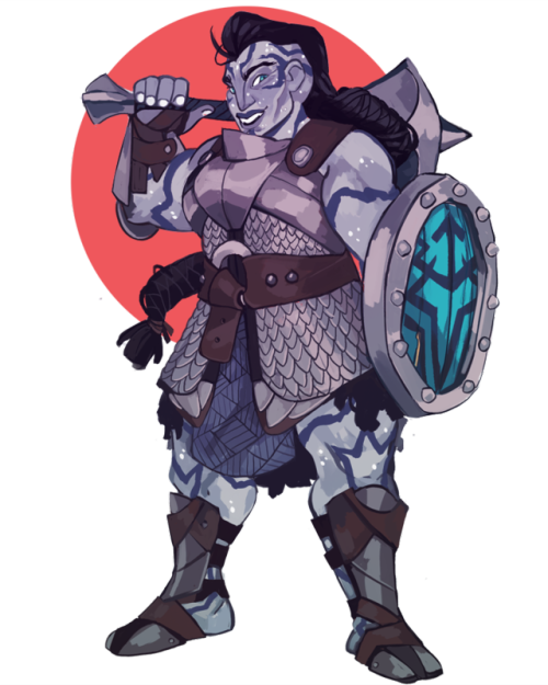 goliath commission for @callmearnaud of Nugala!! this was a lot of fun, thank you so much again!