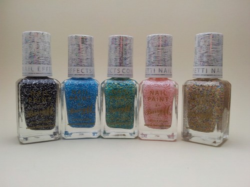 These babies came today…. I ordered them yesterday!! Barry M confetti nail effect From left: Licoric