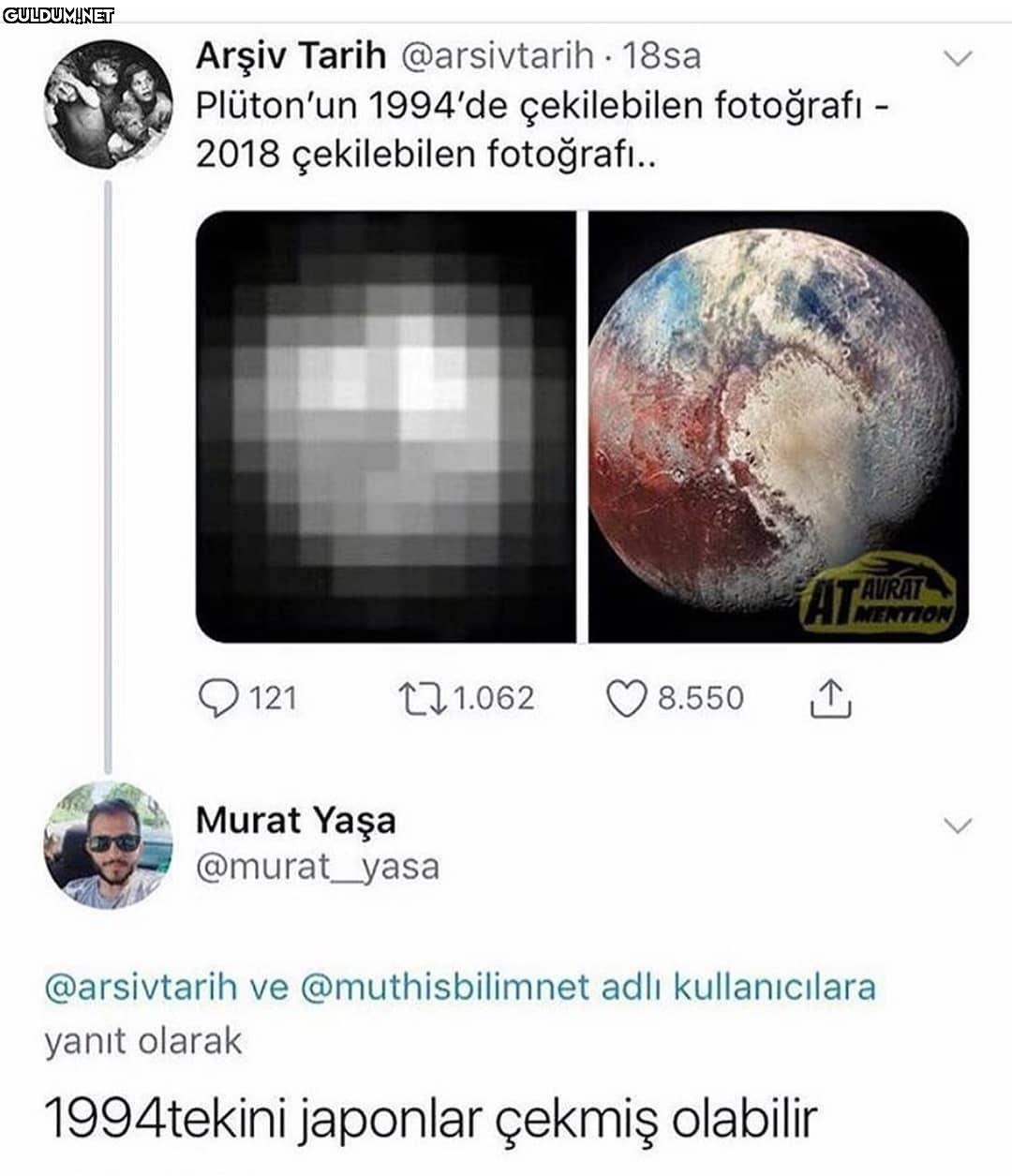 Plüton'un 1994'de...