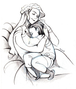 miyuli:  Loki with his mommy :>I finally