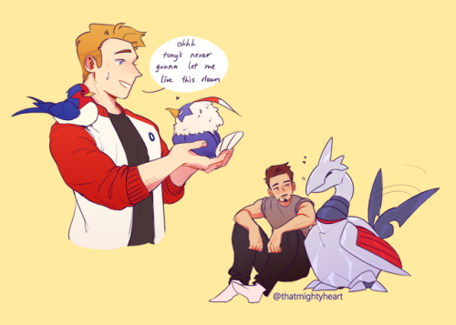 thatmightyheart:i wanted these three + pokebirbs so i’m home cookingbonus: