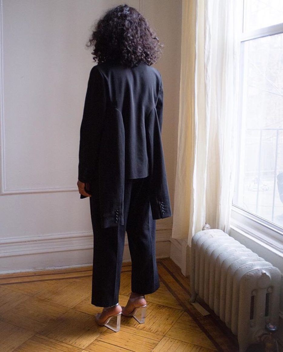 blackishbluish:  “The lovely Nana Yaa (@lalanana7) wearing amazing @hevelplus jacket