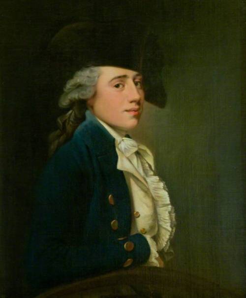 crazyredcoat:Captain Edward Salmon by Joseph Wright of Derby, c.1770s