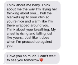sheismysquishy:  Texts like this make me