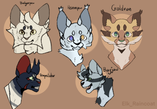 Fanart Of Several Clan Gen Blogs! (quality Crunch Rip)Badgerpaw-@marshclangen