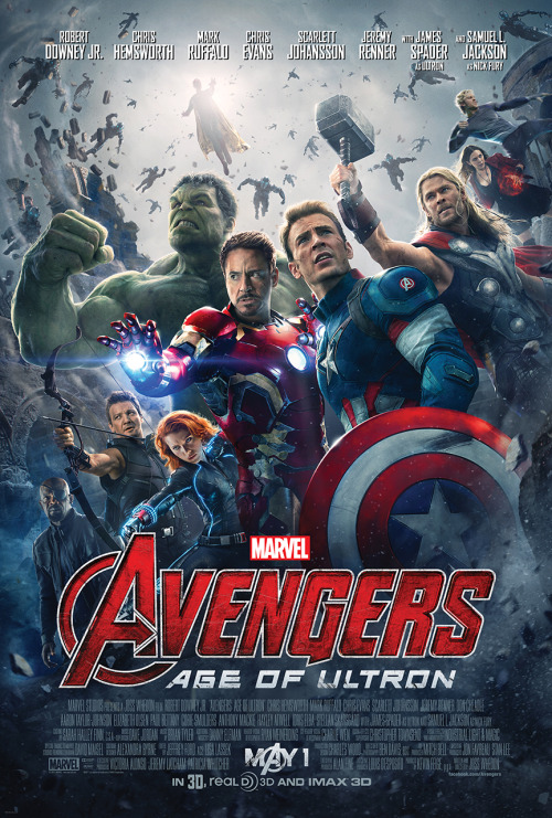 marvelentertainment:Check out the official poster for Marvel’s “Avengers: Age Of Ultron”!