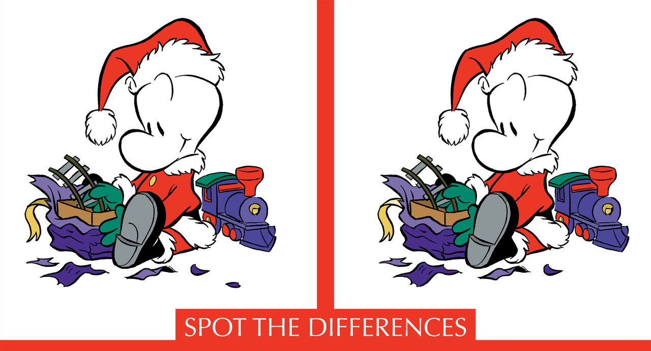 Spot the Differences Holiday Edition! How many can you find? Answers revealed tomorrow.