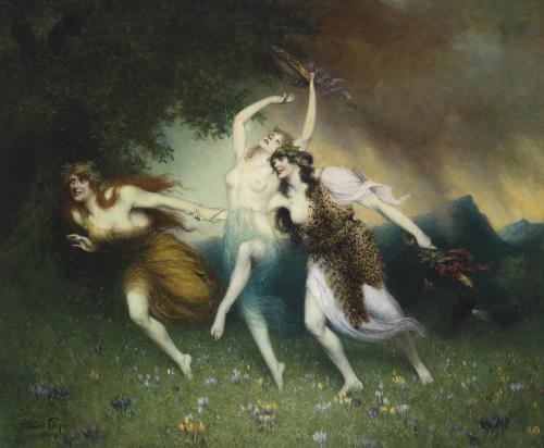 enchantedsleeper:Nymphs, Ferdinand Leeke