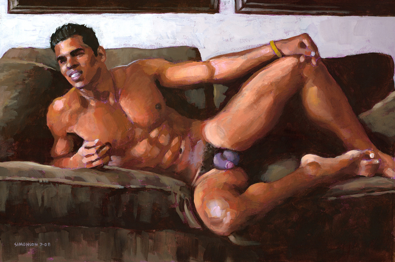 douglassimonson:  Copacabana Marcus, acrylic painting by Douglas Simonson (2008).