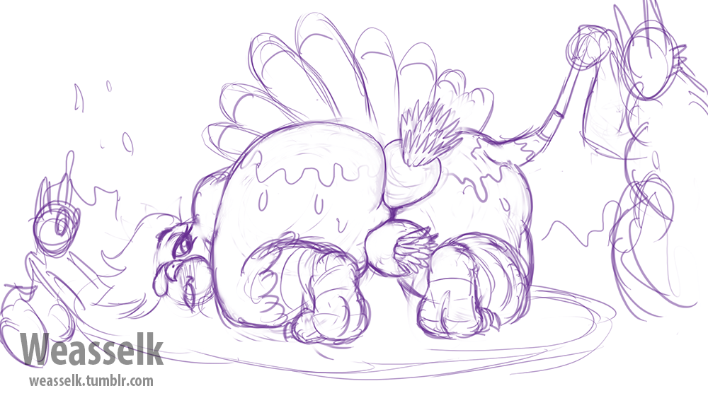 weasselk:My late Thanksgiving art. Better late than never I guess. &lt; |D’‘‘‘‘
