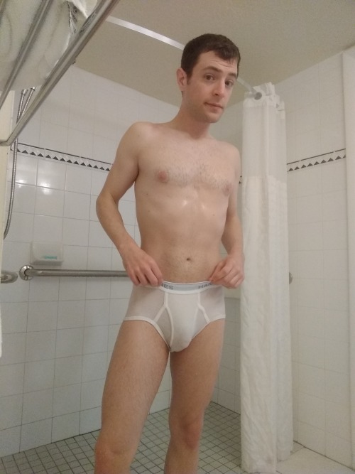 bikinithonglover:  bikinithonglover:  Hows this for some wet briefs?  Still have a few Hanes for sale. Ű each.     Still true