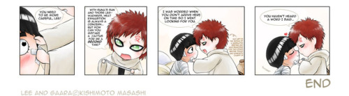 Of Love and Mirage (A LeeGaara chibi comic from the past…)@darkfire-blade:  It’s been so long