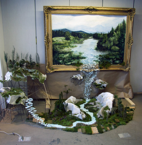 likeafieldmouse:Gregory Euclide - Otherworldly: Optical Delusions and Small Realities (2011) - Oil o