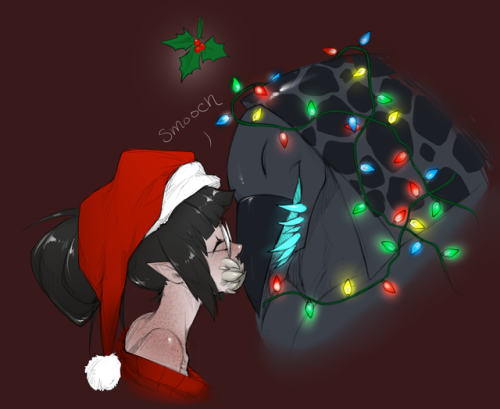 a lil late merry christmas from Leech and Raid raid belongs to @hanglingrush ! ✛ Commission Info ✛ T