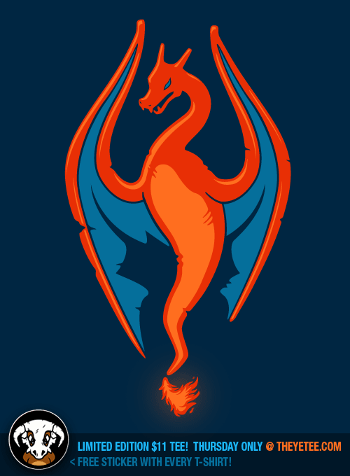 theyetee:  Firebornby Drew Wise$11 on 05/02 only at The Yetee 
