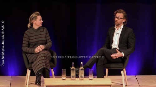 jetzabell1973: SPECIAL JW3 @JW3 London IN CONVERSATION Tom Hiddleston / Josie Rourke . Tom Hiddlesto