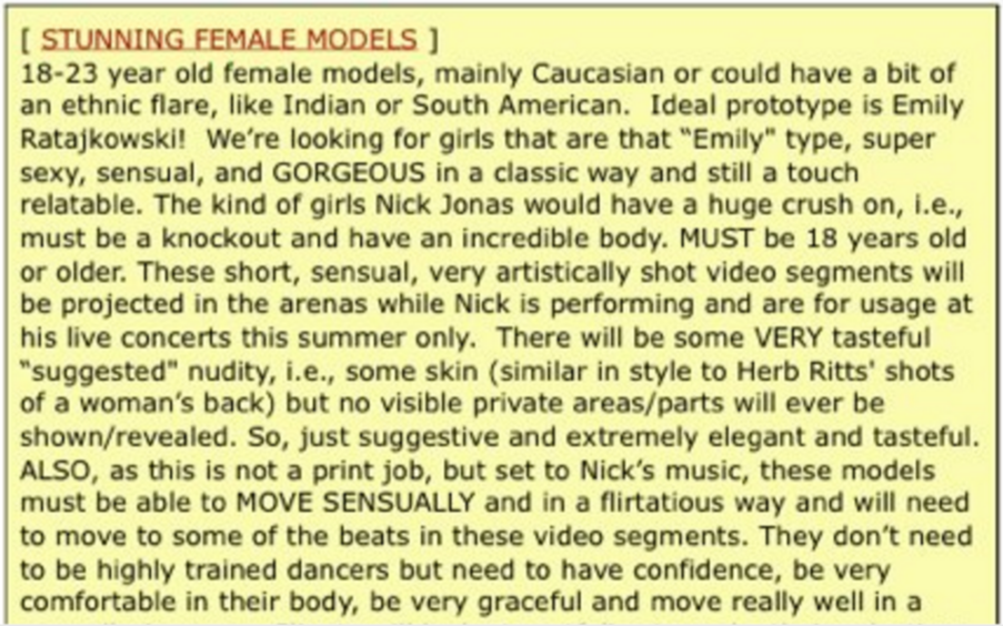 highkeygay:  ‘ethnic flare’ ‘ideal prototyp is emily ratajkowski’ ‘gorgeous