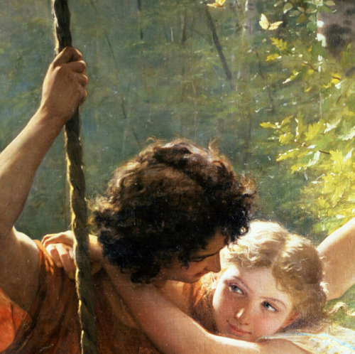 Pierre Auguste Cot (¼) « Le Printemps »(1873)