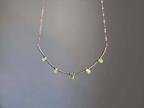 ✨ethiopian opal necklace✨