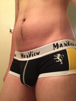 guardianofthetrash:  Undie week honorable mention 2: manview micro briefs  There’s not much to say about this pair of underwear other than the fact that they are small lol I may have gotten a size too small but that just helps them work on me. They