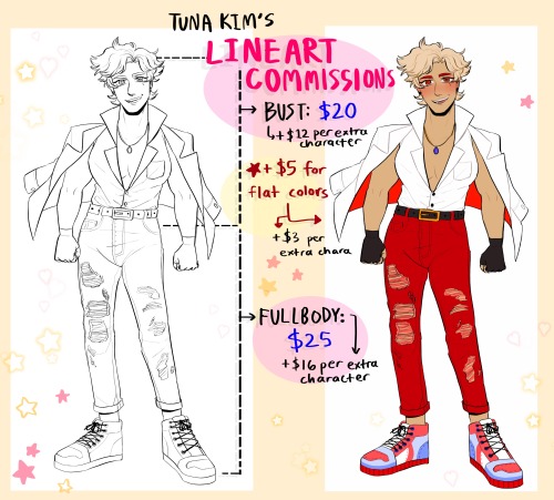 tuna-kim: HELLO i’m taking commissions through paypal!! payment is UPFRONT and keep in mind i 