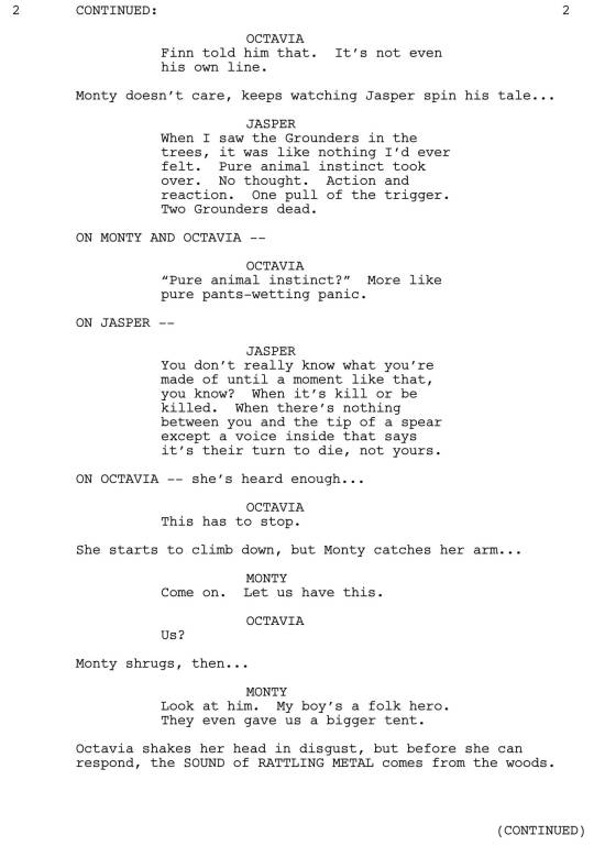 It’s Wednesday, and you know what that means… Time for Script to Screen! Here’s the first excerpt from this week’s episode “I Am Become Death”, written by T.J. Brady and Rasheed Newson.