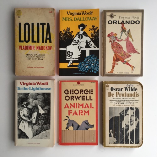 macrolit - Vintage paperback classics by Virginia Woolf, George...