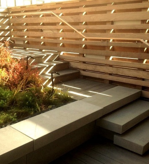 Uncovered - DeckInspiration For A Large, Open-air Contemporary Rooftop Deck Renovation