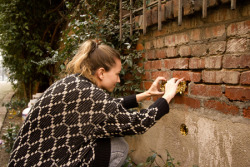 showslow:  Street Art Project by A Common Name This year I have been working on a street art project around the Los Angeles area. Rather than using traditional paint or wheat paste methods in a 2D platform, I’ve been using paper in 3D. These sculptures