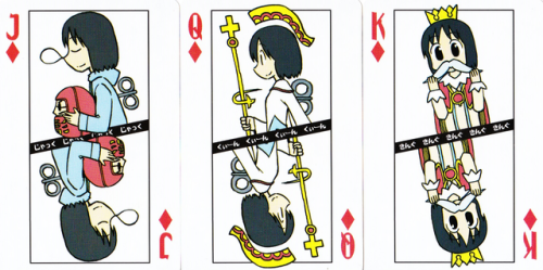 leatherbelt1295:

Nichijou Playing Cards #nichijou#fav