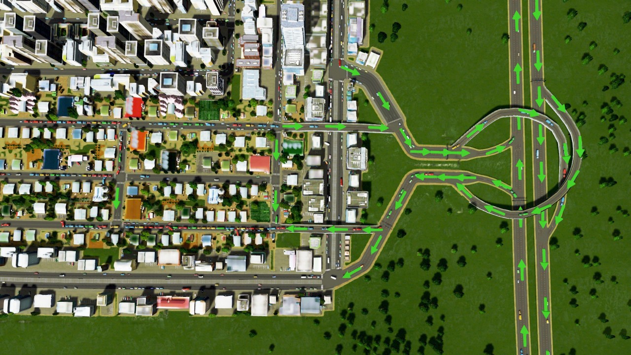 Colourful Note 道路考 Cities Skylines