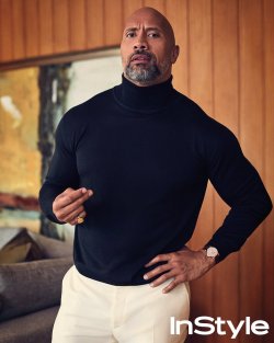 chazim: aki-mariee:   belle-ayitian:  Dwayne Johnson | InStyle Magazine   DWAYNE 😍😍😍   This nigga just got got me pregnant and i dont even have a vagina 