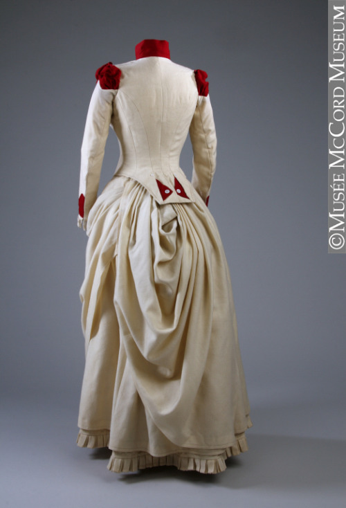 lookingbackatfashionhistory:• Dress.J. J. MilloyDate: 1887Medium: Wool